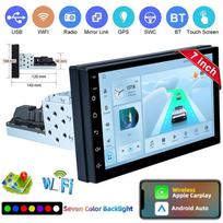 REAKOSOUND 7 colių 1 Din Android Automobilinis radijas Autoradio GPS Navigacija WIFI Automobilinis DVR Bluetooth FM Automobilinis MP5 grotuvas Automobilinis Vaizdo įrašas Stereo USB Multimedija 7''-1+32CP-PB blue