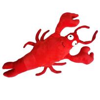 USB Charging Lobster Cats Dancing Moving Washable Electric Pet Squeaky Simulation Jumping Shrimp Dogs Interactive Kitten raudona