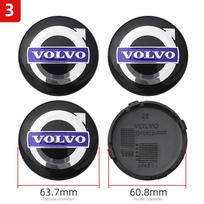 4 vnt. 64 MM Automobilio ratų centriniai dangteliai Stebulės dangtelis Emblema auto Aksesuarai Volvo Rdesign AWD C30 C70 S40 S60 S70 S80 S90 V40 V50 XC60