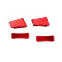 Ladder Foot Covers - Aluminum Feet Caps 2050mm Inner Size for A- Ladder Leg one size raudona