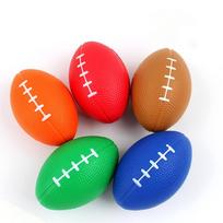 1Pc Mini Soft Fidget Toys Pu Foam American Football Soccer Birthday Rugby Decompression Adults Toy Football Squeeze Ball Kids red
