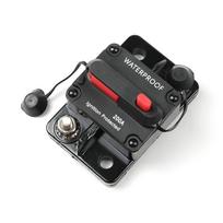 12-48V DC Circuit Breaker Fuse Reset 30A 40A 50A 60A 70A 80A 100A 120A 150A 200A 250A 300A AMP For Car Boat Auto Waterproof black