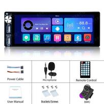 REAKOSOUND 1 Din Carplay Auto Universal 6,9 colio radijas RDS Android jutiklinis ekranas WiFi Automobilinis stereo Vaizdo GPS navigacija Bluetooth FM without led blue
