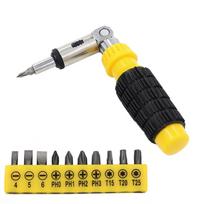 1/4 Inch Hex Screwdriver Bits Forward Reverse Ratchet Screwdriver black