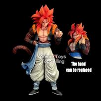 Anime Dragon Ball Figūrėlė Super Saiyan 4 Son Goku Statula PVC Kolekcinis Modelis Žaislai Dovanos red