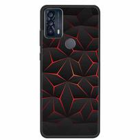 For TCL 20Y 20E Case Luxury Soft Silicone TPU Back Cover For TCL 20Y 20B Phone Cases TCL20Y 20 Y TCL20E Cute 6125F Funda Cartoon TCL 20B black
