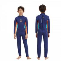 Kids 3mm Neoprene Wetsuit Diving Surfing Swimming UV Protection Long Sleeve Full Body Suit Boys Girls 14Y