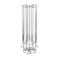 Coffee Pod Holder Tower Stand Rack Revolving Rotating 28 Capsules Coffee Capsule Organizer for Dolce Gusto gray