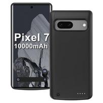 For Google Pixel 8 Pro 7 6 Pro Wireless Battery Charger Case Power Case Battery Pack Power Bank 10000mAh Wireless Charging Cover For Pixel 7 gray