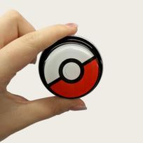 Pokeball  Keycap  Ball Light Up Clicker Stress Relief Toy Keychain Accessories Charm Gift