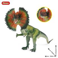 Oenux Juros periodo dinozaurų figūrėlės T-Rex Velociraptor Spinosaurus Dilophosaurus Gyvūno modelis Veiksmo figūrėlės Kolekcija Vaikų žaislas brown