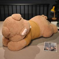 Pig Doll Pillow Girl Sleeping Rag Doll Cute Pig Doll Cushion Plush Toy Gift [huge size] 1.6 meters