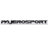 Automobilio variklio dangčio raidės Logotipas Žodžiai Lipdukai Mitsubishi Pajero Sport Emblema Ženkliukas Stiliaus Apdailos Aksesuarai juoda