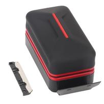 Žuvų bakelio stiprus magnetinis valymo šepetėlis Ergonomiškas akvariumo stiklo dumblių magnetas Valymo įrankis su L, Suitable for 10mm/0.4in Glass black