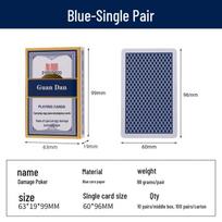 Brangdy Durable Poker Playing Cards gray