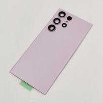 Back Glass Cover For Samsung S23 Ultra Battery Cover Rear Door Housing For Galaxy S23Ultra S23U S918 With Camera Lens Frame gray