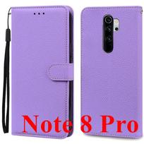 Xiaomi Redmi Note 8 Pro dėklas Silikoninis odinis piniginės telefono dėklas Redmi Note 8 dėklui Redmi Note 8 Pro atverčiamas dėklas Coque Fundas