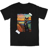 The Scream Funny cat shirt •Cat meme shirt •Cat lover Gift •Silly Cats Shirt •Silly Kitten Tshirt •Cute Kitten Tee •Cat Mom Dad Gift S brown