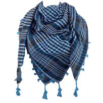 Shemagh Tacticals Dykumos Šalikas Kvėpuojantis Keffiyeh Šalikas Apvyniojimas Vyrams Ir Moterims Dykinis Galvos Kaklo Šalikas Unisex mėlyna