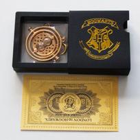 Harry Potter Hogvartso Priėmimo Laiško Vokas Pakabukas Karoliai , Laiko Posūkis Karoliai Besisukantis Sukamas Pakabukas brown