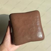 Sticky Toast Squishy Slow Rising Marshmallow Mint Chocolate Bread Soft Tender Squeeze Toy Stress Relief Hand Relaxing Toy brown