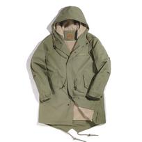 Madden Workwear Vyriška Retro M51 Žuvies uodegos Parka Žieminis Paltai L gray