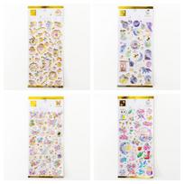 INS Magic Planet Crystal Epoxy Space Sticker Kawaii Transparent Three-Dimensional Handbook Diary Decoration DIY Children's Gift white