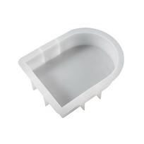 Oversized Ornament Mold DIY Crystal Epoxy Set House Arch Specimen Silicone Mold for Resin Casting Home Desktop Decor 1 white