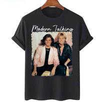 Retro Back for Good Modern Talking Short Sleeve Shirt Black Unisex S-5XL M beige