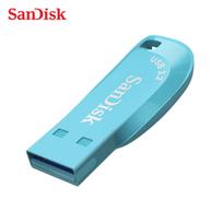 Sandisk USB 3.2 Pendrive 128GB 64GB 32GB 256GB USB Flash Drive 32 64 128 originalus Ultra Shift usb stick Pen Drive USB Flash Stick Disk on Key Memory ·32GB mėlyna