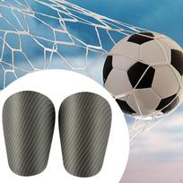 2 Pieces Football Shin Guards Insert Sports Guard Compact Sport Leg Protective Gear for Running XS white