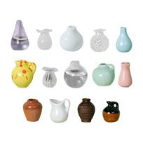Mini Ceramic Vase Refrigerator Magnets Tiny 3D Fridge Magnets Refrigerator Stickers for Refrigerator Decoration Kitchen Office