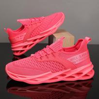 Sneakers Male Tenis Luxury Footwear Mens Casual Footwear Trainer Race Breathable Footwear Fashion Loafers Running Footwear Men's Men Footwear 36 red