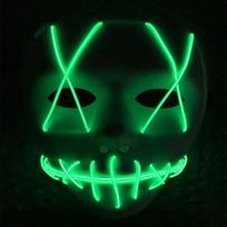 Fabulous Halloween Scary Mask Cosplay Led Costume Mask Great For Gifts And Special Occasions Red red