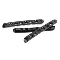 Side Door Grab Handle Insert & Push Button Knobs Cover Fit for Jeep Wrangler Jk Unlimited 07-18 black