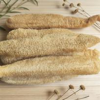 Natūrali ir ekologiška lufa kempinė šveitiklis virtuvei, vonios kempinė šveitiklis, SPA vonios kambariui 30-35cm beige