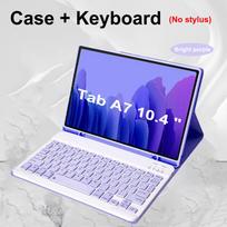 Dėklas, skirtas Samsung Galaxy Tab A7 10,4 colio, Belaidžio „Bluetooth“ klaviatūros dangtelis, skirtas Tab A7 10,4 colio, Samsung išmanusis stovas Tab A7 10.4 inch&English keyboard