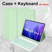 Dėklas, skirtas Samsung Galaxy Tab A7 10,4 colio, Belaidžio „Bluetooth“ klaviatūros dangtelis, skirtas Tab A7 10,4 colio, Samsung išmanusis stovas Tab A7 10.4 inch&Korean keyboard