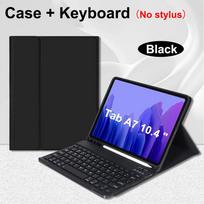Dėklas, skirtas Samsung Galaxy Tab A7 10,4 colio, Belaidžio „Bluetooth“ klaviatūros dangtelis, skirtas Tab A7 10,4 colio, Samsung išmanusis stovas Tab A7 10.4 inch&Portuguese Keyboard