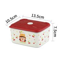 Microwave Sealed 304 Stainless Steel Thermal Bento Lunch Box Large Capacity Cute Insulated Food Container For Students Workers A9 brown