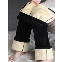 Chenille Wide-leg Pants Women's Winter Plus Velvet Pants Women's Straight Casual Lamb Velvet Women's Pants Autumn M gray