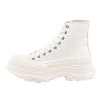 Alexander McQueen Tread Slick Boot Canvas White White Women's 611706W4MV29000 37 white