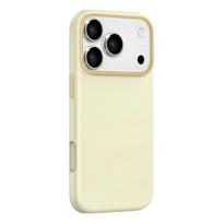 Itin plonas, švelnus, atsparus smūgiams skysto silikono telefono dėklas, skirtas iPhone 17/16 Pro Max - Apsauginis dangtelis su skystu silikonu iPhone17 Pro Max smėlis
