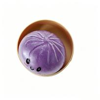 Dumpling Squishy Toy Rainbow Mystery Blind Box Beaded Squeeze Fidget Toy Bamboo Steamer Stress Relief Sensory Decompression Gift