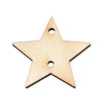 100 Pack Wood Slices Hanging Ornaments Polished Pendant Gifts Blank Round Heart Natural Wooden Cutout Handmade for Wedding Party 30mm beige