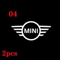 2 VNT.--LED Šviesos Automobilio Durų Projektorius Automobilio Sveikinimo Šviesa Mini Cooper Works R55 R56 R50 R53 R60 R61 F54F55F56 F60 Automobilio Aksesuarai tnrjc00 white
