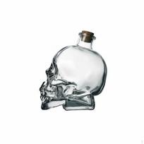 Kaukolės formos distiliuoto gėrimo grafinas Naujoviška dovana Kūrybingas dizainas Skeletas 120ML white