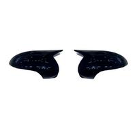 Suderinama raguotojo veidrodžio korpuso modifikacija galiniam vaizdui Mercedes W203 W211 E300 E200 E280 C180 C200 C260 Piano Black Pair for 07-09 W211 E-Series black