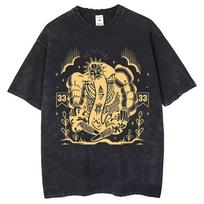 Clair Obscur Expedition 33 Cotton Gift New Design Game Fans Clothes T-Shirt Men Merch Vintage Washed Graphic Tee Top Clothing L beige