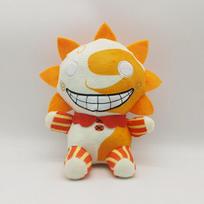 Security Breach Sundrop Moondrop Plush Five Nights At Freddy's Sun and Moon Soft Stuffed Doll Game Characters Plushies for Fan Kids Birthday Gift 25cm geltona